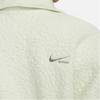Nike Women's Solid Color Half-Zip Pullover Sweatshirt in Light Green
