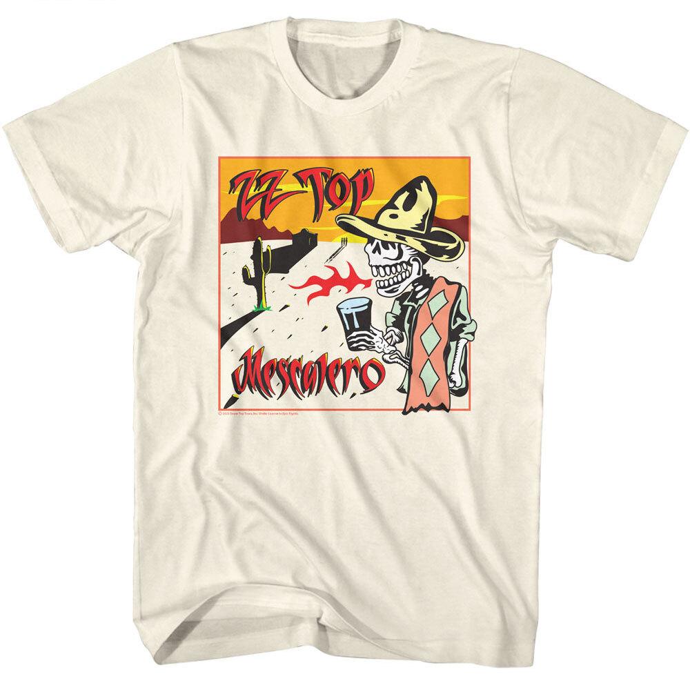 ZZ Top Mescalero Album Cover Men s T Shirt Rock Music Band Merch S разноцветный