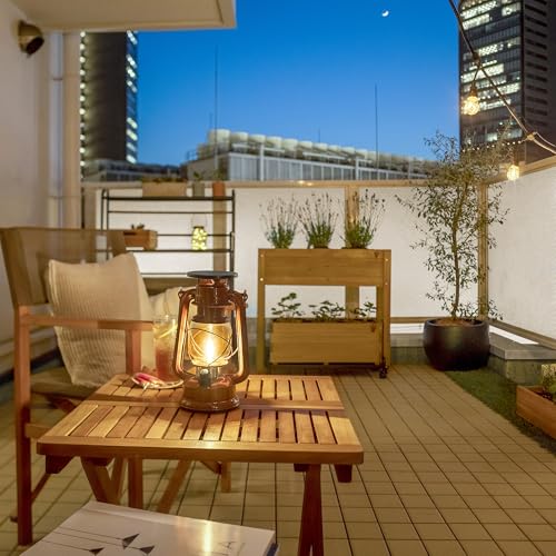 Takasho Solar Light Outdoor Light Classic Lumiere Lantern Terracotta Terracotta Indirect Lighting Waterproof Retro Light Steel Glass Polypropylene LGS