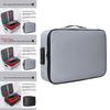 Travel Document Organizer With Fireproof Silicone For Family And Travel Use