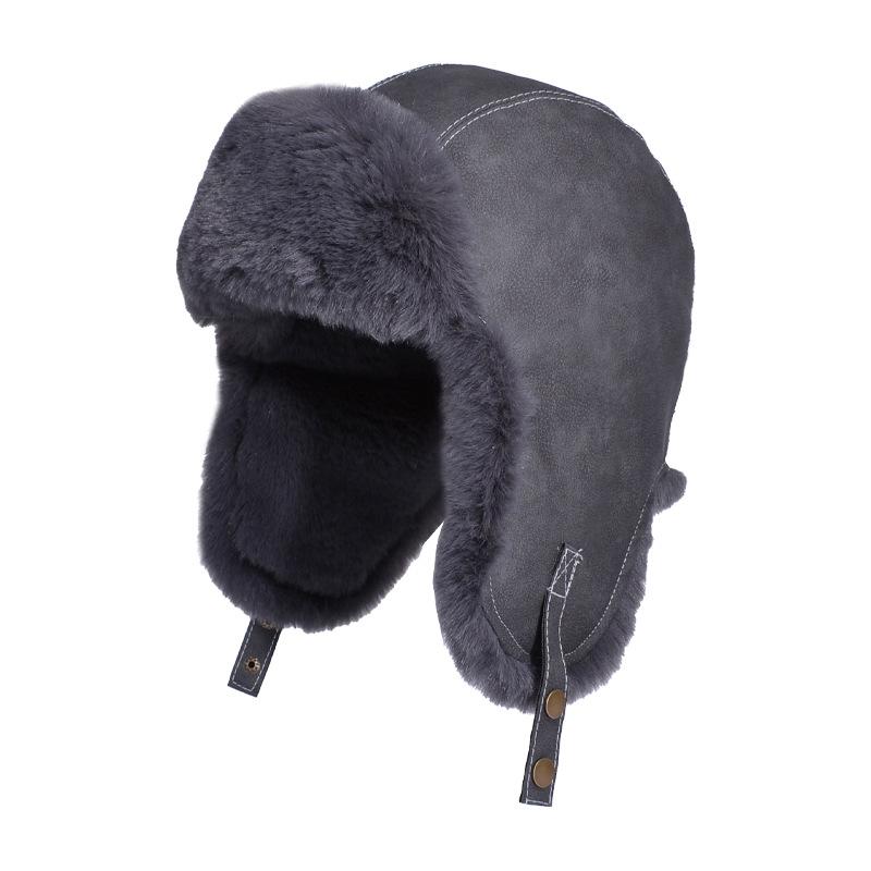 Cappello da ciclista da esterno con protezione per le orecchie, caldo, autunno inverno, resistente al freddo, in pelliccia sintetica, dolce e carino, cappello Lei Feng
