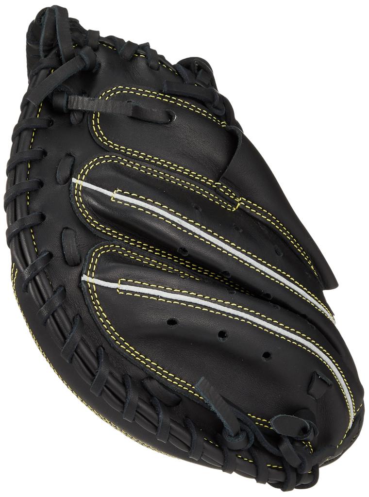 ZETT Youth Soft Steer Baseball Black BJCB74512 Catcher's Mitt, (1900), Right-Handed Throw,