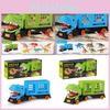 Dinosaur Capture Storage Car Toy With Inertial Movement For Kids Learning And Play