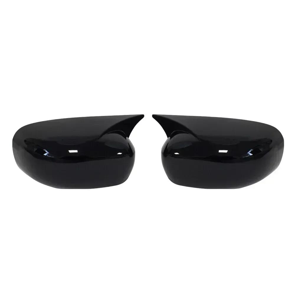 

For Chrysler 300/300C Dodge Magnum Charger 2005-2010 ABS Car Rearview Side Mirror Cover Cap Exterior Door Trim Adhesive Sticker Gloss Black