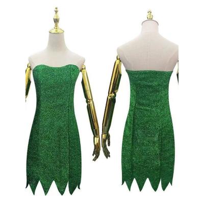 Wundervolles Feenkostüm Anime Tinkerbell Elfe Feenrock Cosplay grünes Kostüm