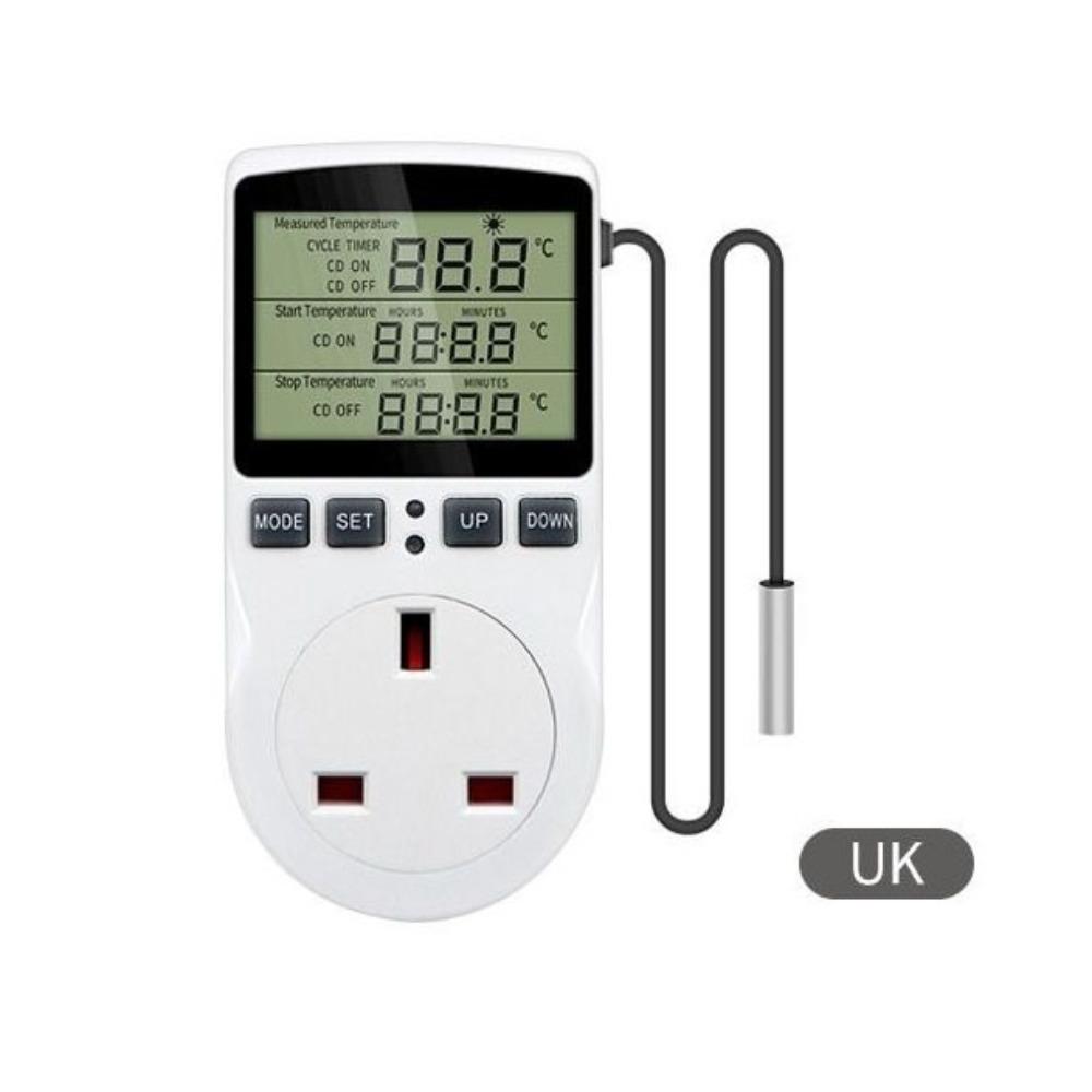Timer Switch Digital Thermostat Digital Display Temperature Controller Temperature Regulation