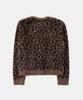 Badblood Viper Mohair Cardigan - Brown Leopard