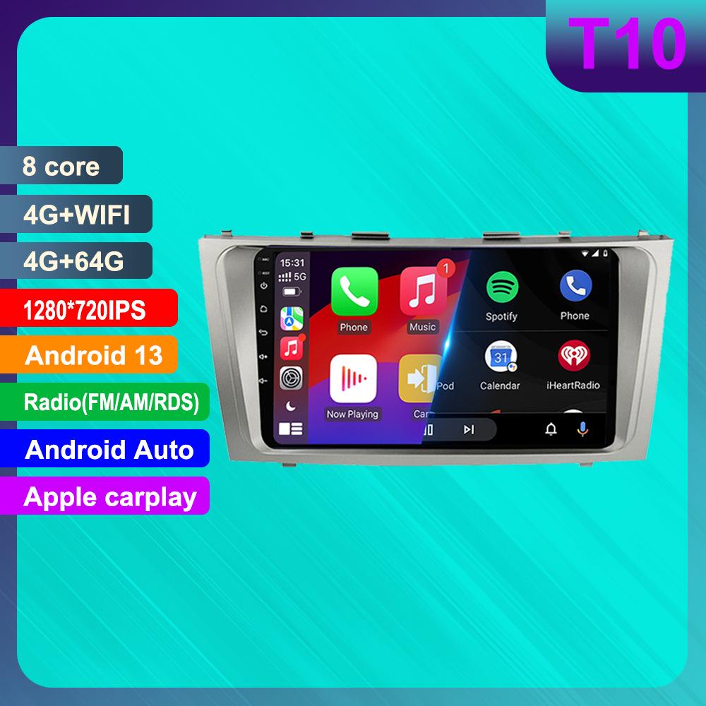 2006-2011 Toyota Camry GPS Android CarPlay Navigator & Reversing Camera