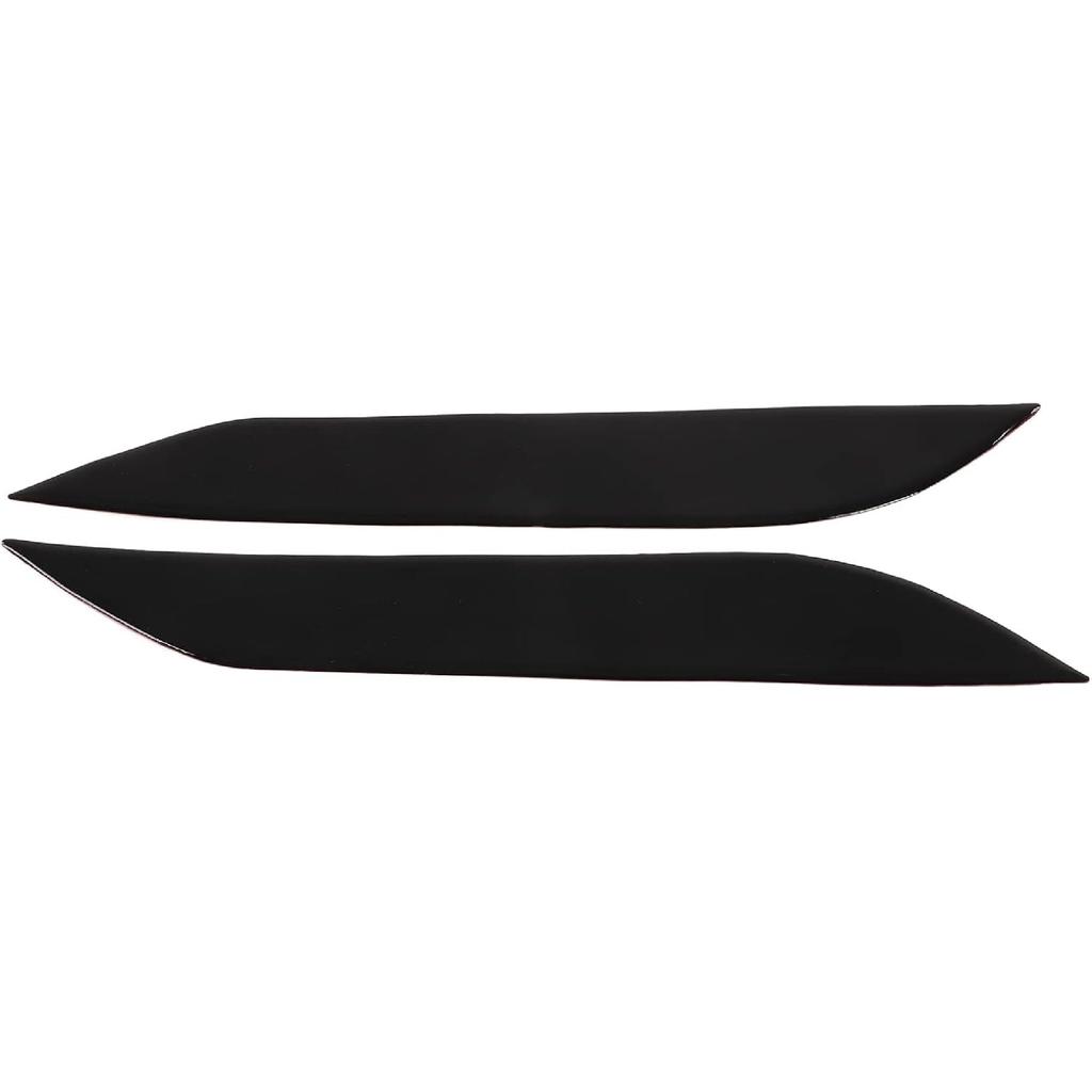 Aramox Car Headlight Eyebrows, 2Pcs Car Headlight Eyelids Cover Trim, Fit for 350Z Z33 2003‑2009, Car Headlamp Eyebrow Decal Trim Decoration