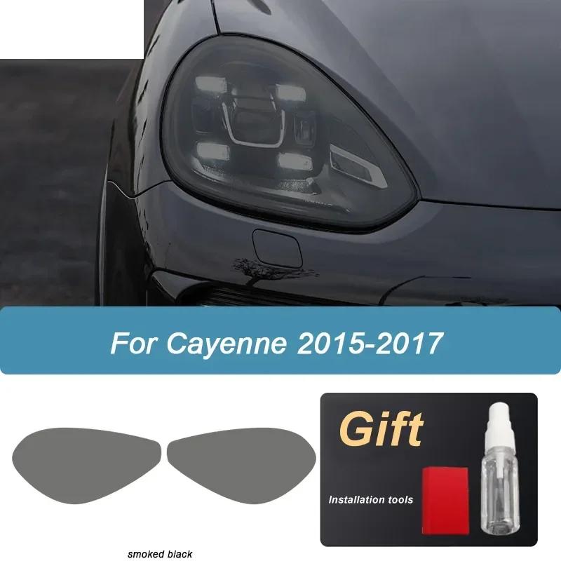 Per Porsche Cayenne 958 2011-Presente GTS Turbo Pellicola Protettiva Fari Auto Wrap Oscurante Fanali Posteriori Vinile Adesivo TPU Accessori
