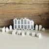 European-Style Christmas House Silicone Mold DIY Craft Tool for Epoxy Resin Casting Gypsum Art Aromatherapy Jewelry Making