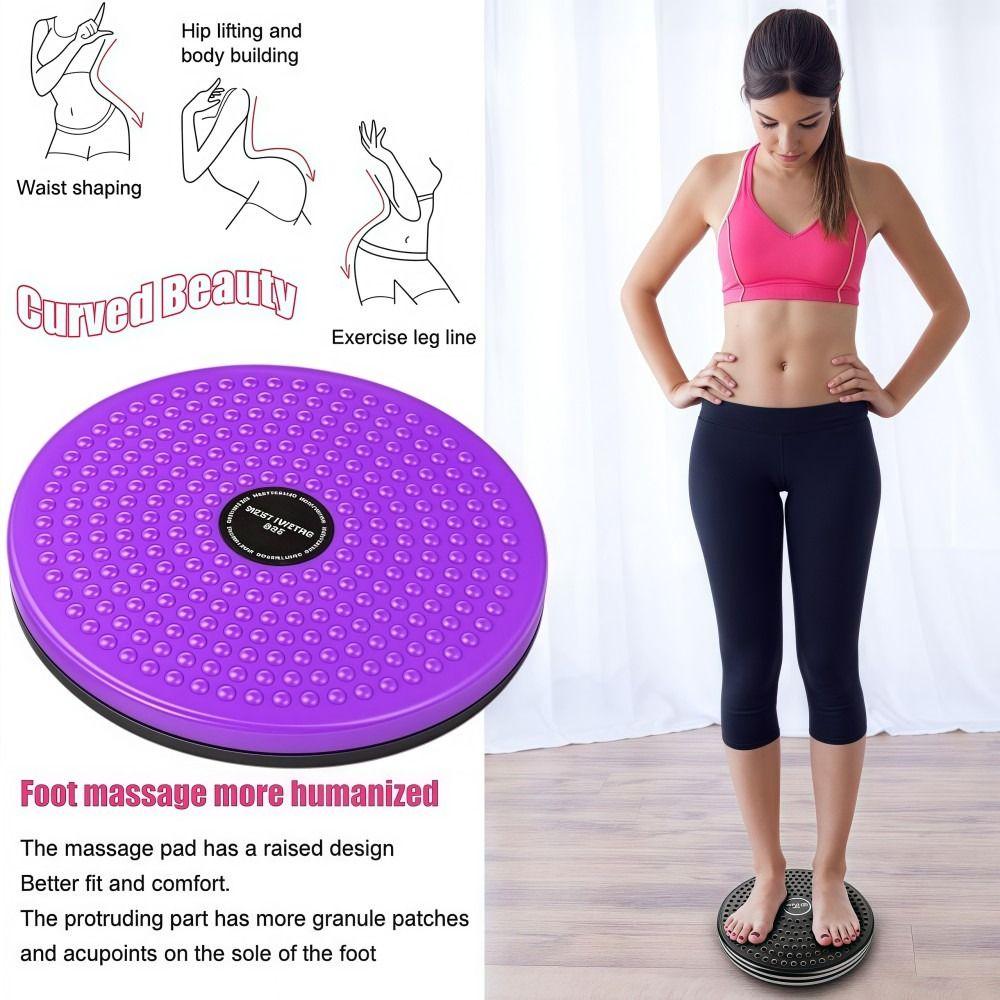Multifunctional Waist Twisting Massage Turntable Portable Foot Massager  Home Fitness