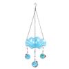 Hummingbird Feeder Bird Bath for Outdoors 2 In 1 Hanging Solar Bird Bath Fountain with 3 Feeder