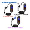Type 2 EV Charger 250V With BTWIFI APP Control Fast Charging Portable Electric Vehicle Charger With 5M Cable Portable Electric Vehicle/PHEV 5M Cable