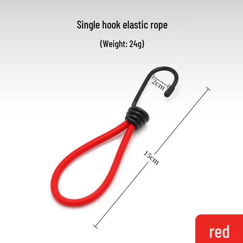ZISIZ Outdoor Camping Elastic Bungee Cords with Hooks