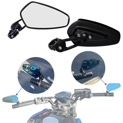 Universal 7/8" 22mm Bar End Handlebar Mirror Rear View Mirror For Kawasaki For Honda For Duke Moto Aluminum Rearview
