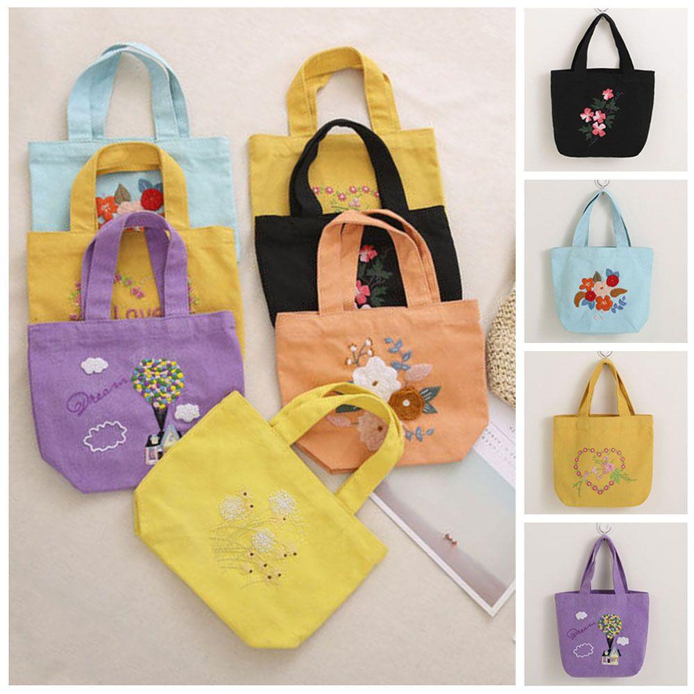 

Artcraft Цветочный узор DIY Холст Сумка Вышивка крестом Сумка для переноски Набор для вышивания