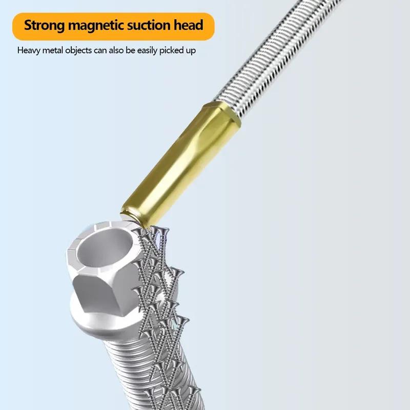 Magnetic Pickup Car Repair Tool Universal Flexible Bendable Spring Extendable Magnetic Pick Up Tools Magnet Stick Hand-held Tool
