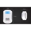 CO and Gas LCD Gas Detector, Home Natural Gas/Methane/Propane/CO Alarm, Leak Sensor Detector with Voice Promp and LED Display