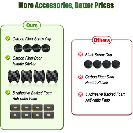 Kennzeichenhalter - Schwarzes Karbonmuster Kunststoff Vorder- und Rückseite Auto-Kennzeichenhalter