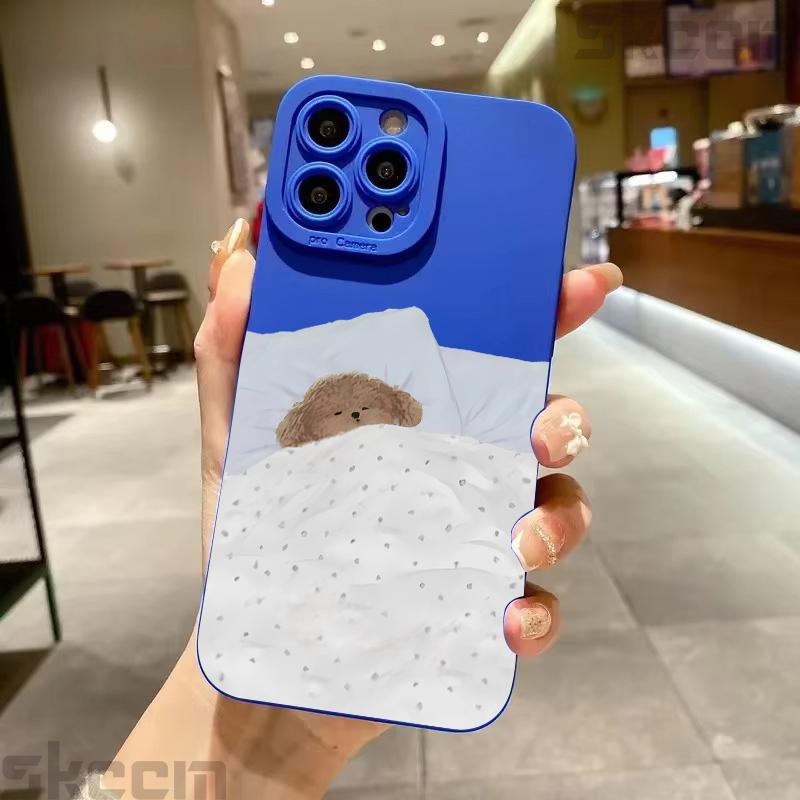 Cute Dog Cat Couple Phone Case For Samsung Galaxy A15 A35 A54 A55 S25 S24 S23 S22 S21 Ultra Plus S20 FE Shockproof Soft Cover