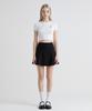 Mejongniateu [Mdn] Maison Logo Short Sleeve Crop Top (2 Colors)