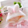 Baby Girls Winter Warm Coat Cute Rabbit Ears Hooded Cloak Jacket Thick Clothes