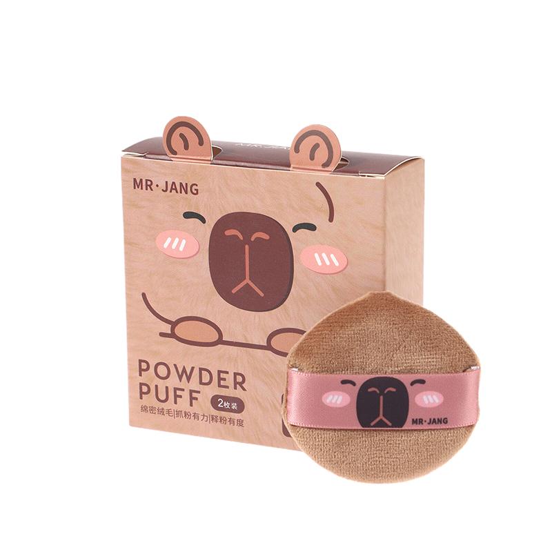 Cartoon Capybara Makeup Sponge Puff Makeup Concealer Super Soft Elastic Cotton Face Base Make Up Cosmetic Puff Beauty Tools