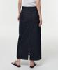 Musinsa Standard Woman Women'S Denim Maxi Skirt [Deep Indigo]