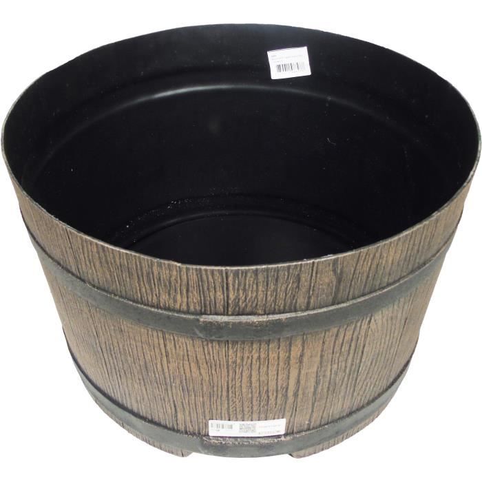 You do it Voet Voor Regenton In Vatenvorm - Natuur - 50 Liter - Bruin Rotogevormd Pe Bruin