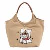 [MOOMIN] [Official] Moomin Little My, Snufkin, Stinky, and Hattifattener Embroidered Tote 2-Way Bag RMPK-02 (Beige (Little My))