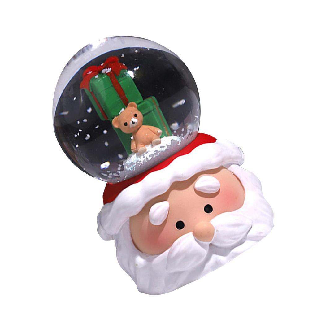 Weihnachts-Schneekugel Bunte Beleuchtung Heimdekoration Nachtlicht Deko für Familie Freunde Geschenk