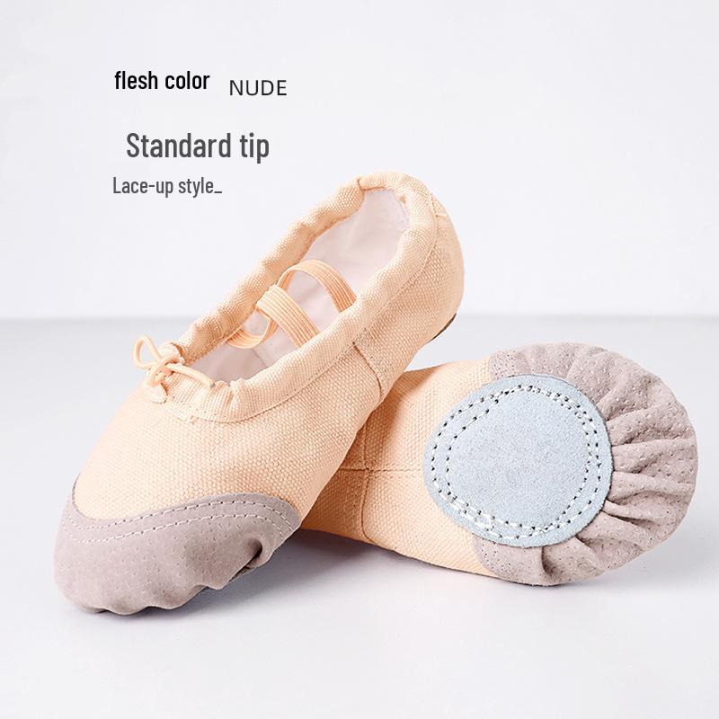 Soft Sole Dance  Gymnastics Shoes for Kids and Adults - Ballet, Yoga, Toddler Cat Paw Design 28 бежевый