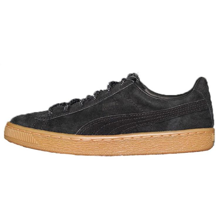 (GS) PUMA Basket Classic Winterized Black Gum Kids 363944-01 EU 36