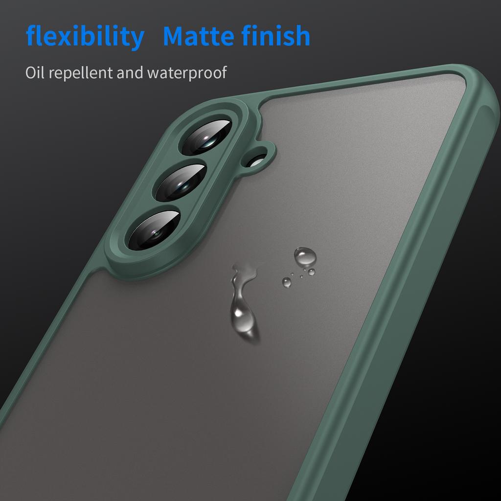 Etui do telefonu Samsung Galaxy A56 5G Odporne na upadki Poduszki powietrzne Matowe Półprzezroczyste PC + TPU Tylna pokrywa