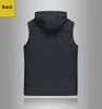 Men's Trendy Slim Hooded Vest: Outdoor Autumn/Winter Plus Velvet Thickened Waistcoat for Warmth