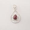 Black Rhodonite Gemstone 925 Sterling Silver Designer Jewelry pendant 1.40" For Anniversary Gift PP-19-22