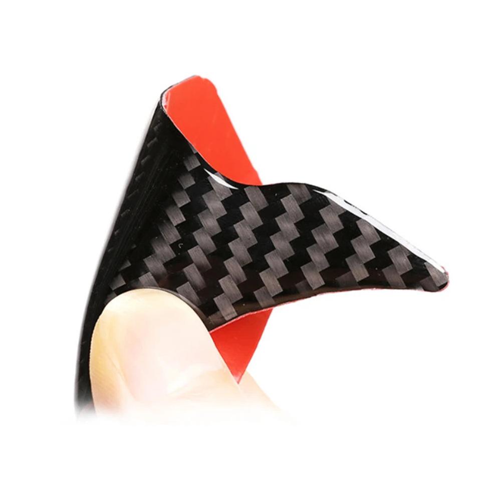 Carbon Fiber Steering Wheel Cover Stickers Trim For Honda Civic Sedan 2016-2021