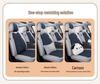 Universal Breathable Linen Car Seat Cushion - Full Surround for All Seasons, Fits Five Seats