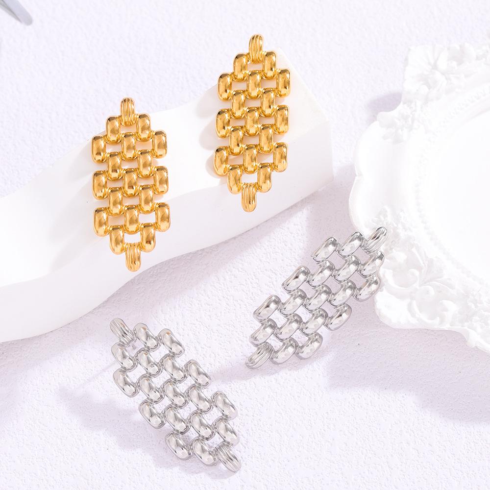 High-End Gold-Plated Titanium Steel Earrings: Fashionable, Durable, Non-Fading Earrings for Women