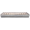 Bed Frame Gray Sonoma 135x190 cm Particleboard