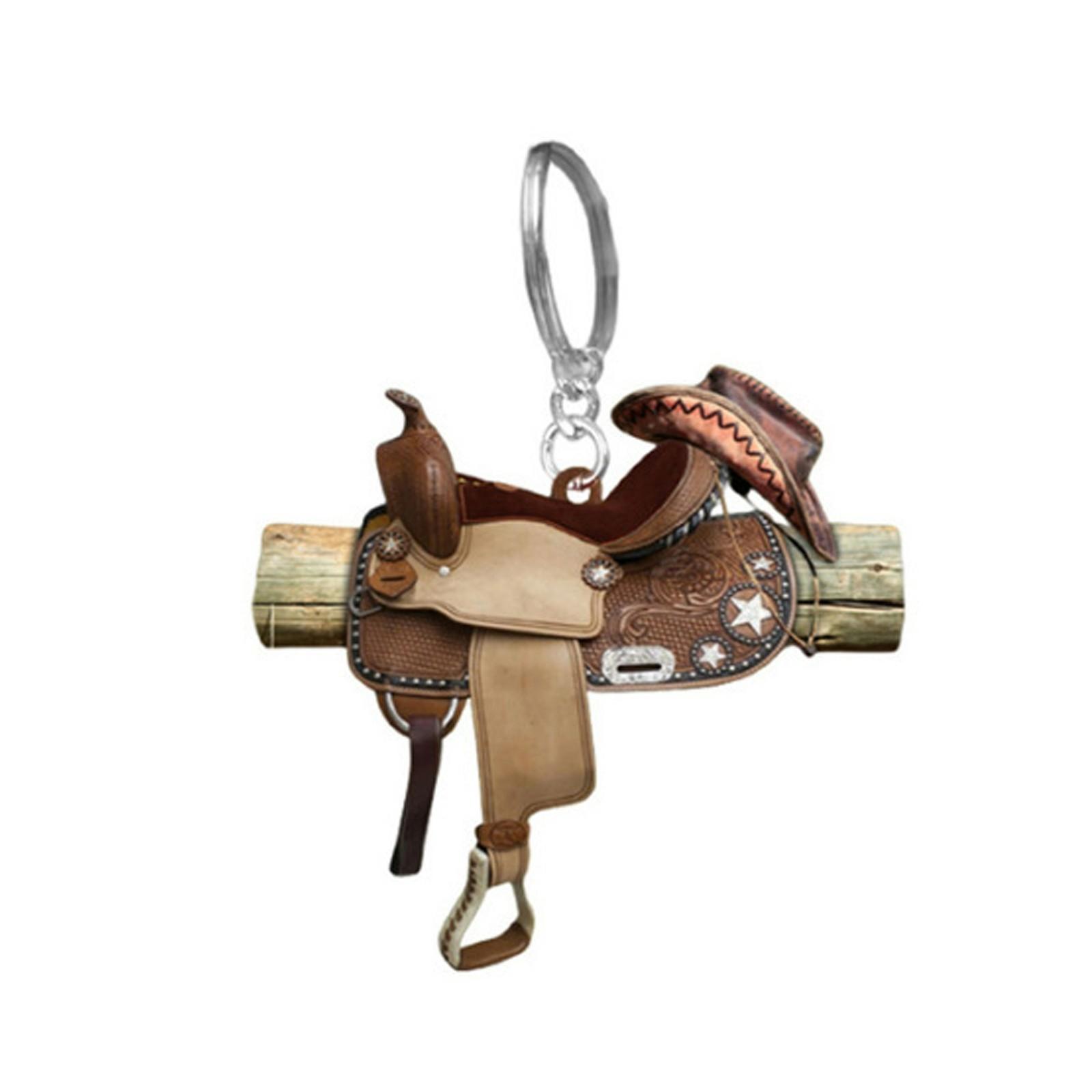 (Куниде) Брелок для ключей в виде седла — фото 6