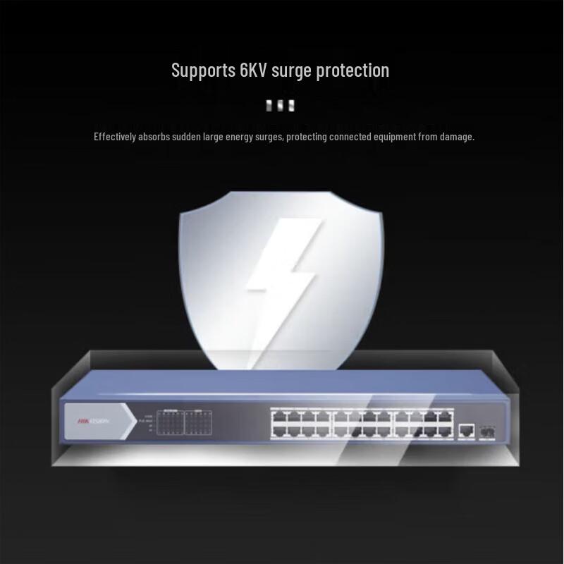 Hikvision 26-Port Gigabit High Power Unmanaged PoE Switch