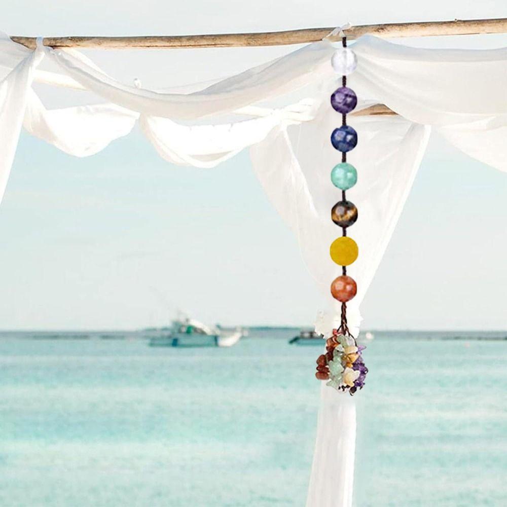 Charming Car Hanging Pendant Mysterious Natural Stone Ornaments Crystal Hanging Ornament  Interior