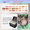 Sta 3212BR 168-Color Soft Tip Oil-Based Anime Markers Set