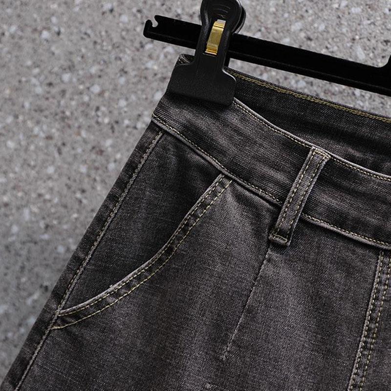 Jean Shorts Pants Women Cotton Summer Versatile Vintage Loose Large Size Casual Wide Leg Pants Shorts