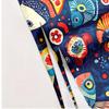 Tropical Ocean Colorful Fish Theme polyester microfiber beach towel is highly absorbent, suitable for swimming and beach outings
