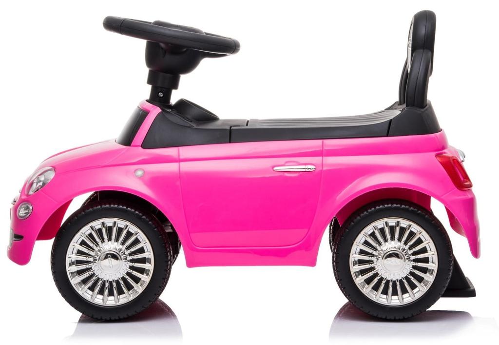 Jeździk Pchacz Chodzik Fiat 500 Różowy