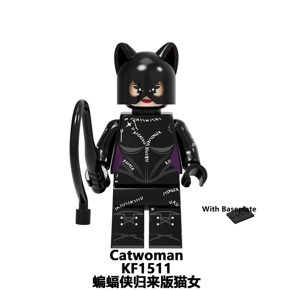 Minifigures Super Heroes Wander Woman The Flash Bat-man Aquaman Building Blocks Toys