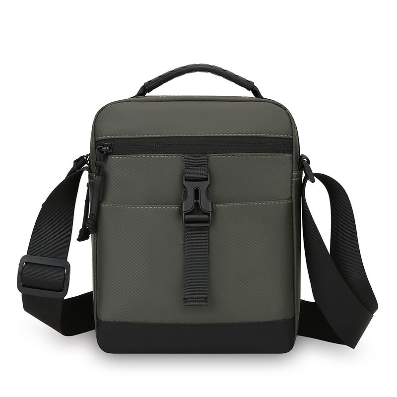 Messenger Sling Bags for Men Casual Oxford Small Zipper Crossbody Pouch Simple Mini Crossbody Phone Bag Male Side Shoulder Bag